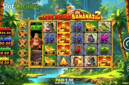 Скрин3. King Kong Cash Even Bigger Bananas 2 слот