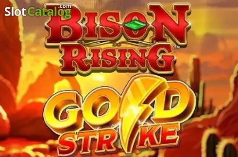 Bison Rising Gold Strike логотип