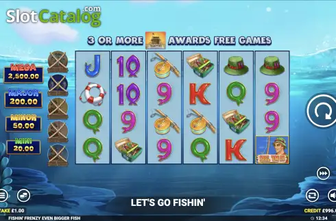 Скрин2. Fishin' Frenzy Even Bigger Fish слот