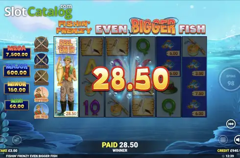 Скрин7. Fishin' Frenzy Even Bigger Fish слот