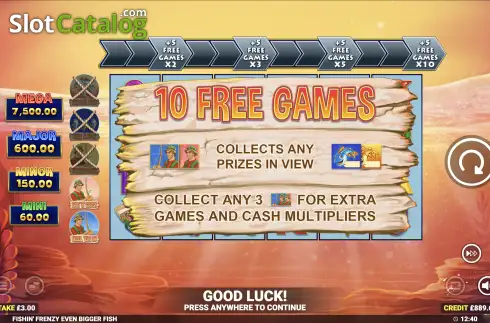 Скрин9. Fishin' Frenzy Even Bigger Fish слот