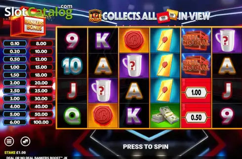 Скрин2. Deal or No Deal: The Banker’s Boost слот