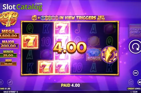 Скрин5. Gold Strike II слот