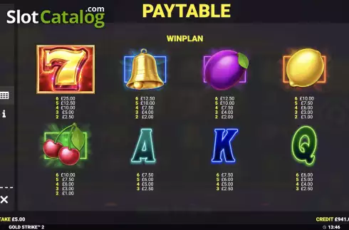 Скрин9. Gold Strike II слот