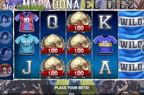 Скрин2. Maradona El Diez! слот