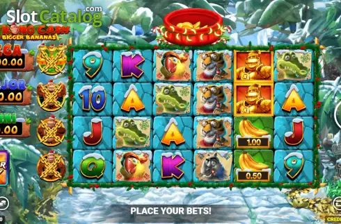 Скрин3. King Kong Christmas Even Bigger Bananas слот
