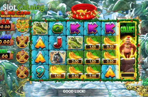 Скрин4. King Kong Christmas Even Bigger Bananas слот