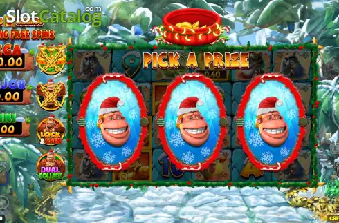 Скрин7. King Kong Christmas Even Bigger Bananas слот