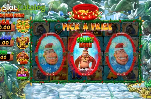 Скрин8. King Kong Christmas Even Bigger Bananas слот