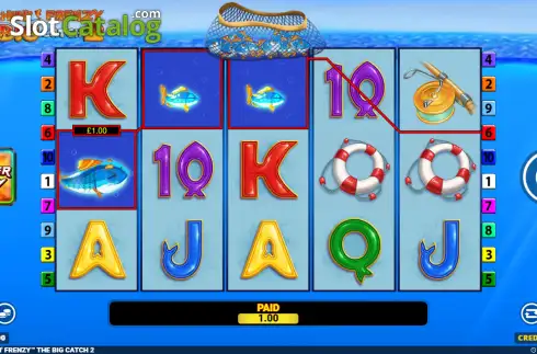Скрин3. Fishin Frenzy The Big Catch 2 слот