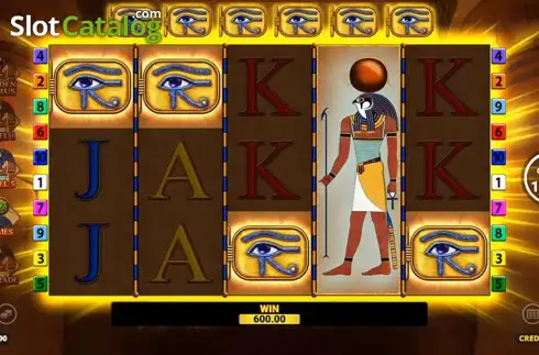 Скрин2. Eye of Horus Tablets of Destiny слот