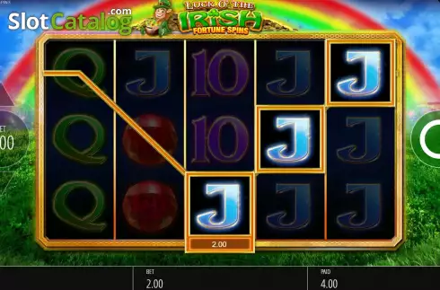 Скрин3. Luck O' The Irish Fortune Spins слот