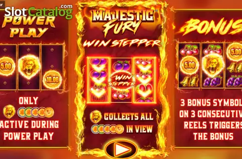 Скрин2. Majestic Fury Win Stepper слот