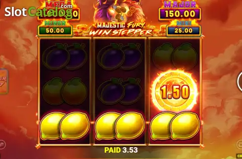 Скрин7. Majestic Fury Win Stepper слот