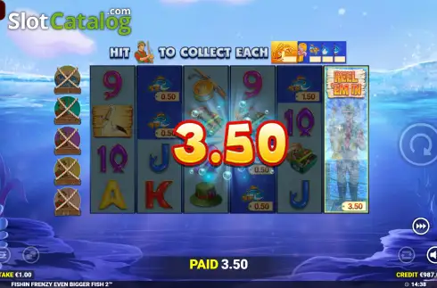 Скрин6. Fishin' Frenzy Even Bigger Fish 2 слот