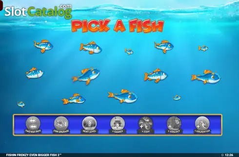 Скрин9. Fishin' Frenzy Even Bigger Fish 2 слот