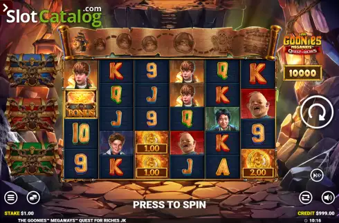Скрин2. The Goonies 3 Quest For Riches слот