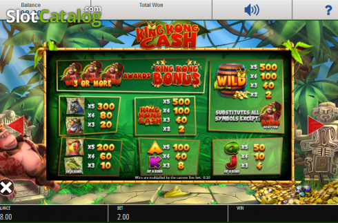 Скрин7. King Kong Cash слот