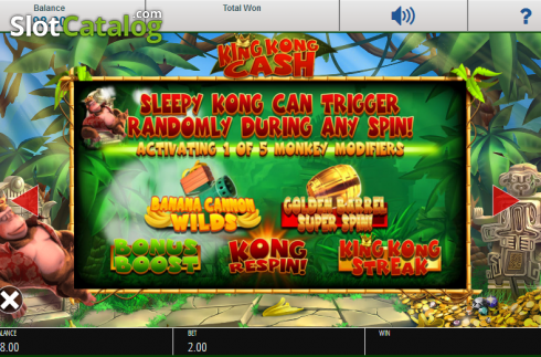 Скрин9. King Kong Cash слот