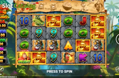Скрин2. King Kong Cash Even Bigger Bananas 4 слот