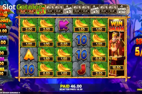 Скрин3. King Kong Cash Even Bigger Bananas 4 слот