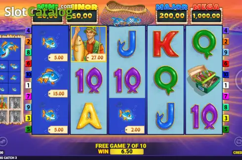 Скрин3. Fishin' Frenzy The Big Catch 3 слот