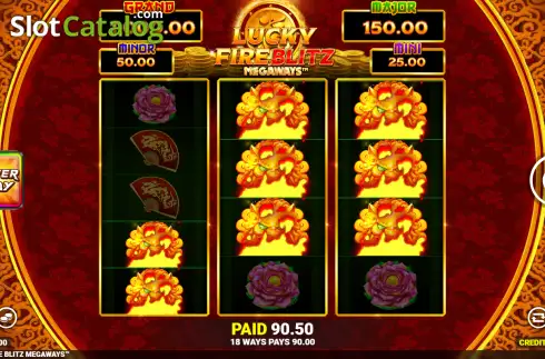 Скрин2. Lucky Fire Blitz Megaways слот