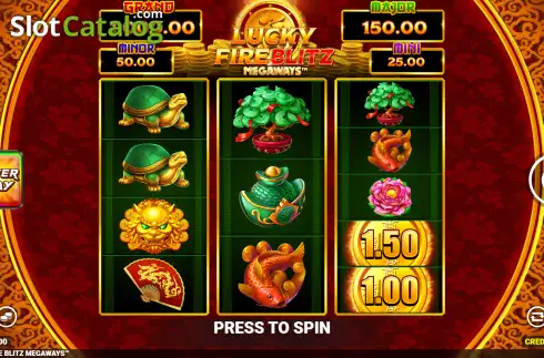 Скрин3. Lucky Fire Blitz Megaways слот