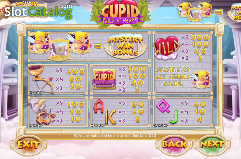 Скрин3. Cupid: Wild at Heart слот