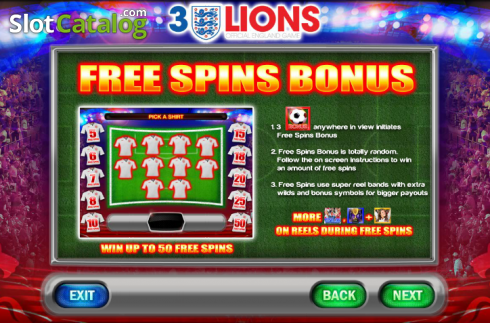 Скрин6. 3 Lions слот