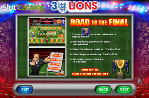Скрин7. 3 Lions слот