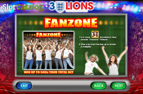 Скрин8. 3 Lions слот