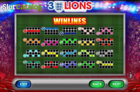 Скрин9. 3 Lions слот