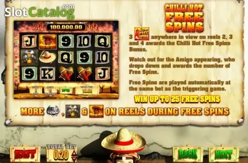Скрин3. Amigos Gold слот