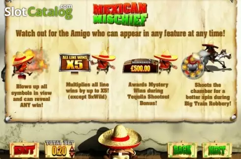 Скрин6. Amigos Gold слот