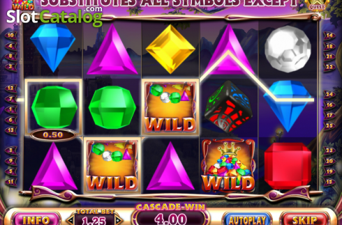 Скрин8. Bejeweled Cascades слот