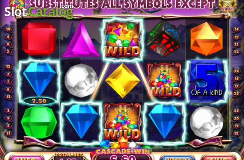 Скрин9. Bejeweled Cascades слот