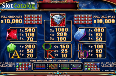 Скрин3. Diamond Jackpots слот