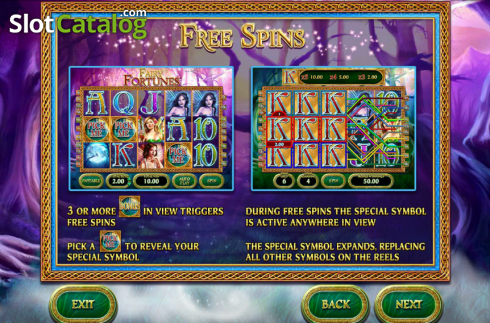 Скрин3. Fairy Fortunes слот
