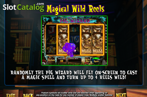 Скрин3. Harry Trotter The Pig Wizard слот