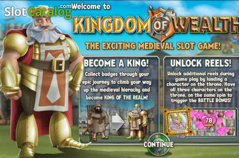 Скрин2. Kingdom of Wealth слот