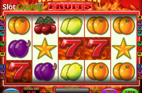 Скрин2. Red Hot Fruits (Blueprint) слот