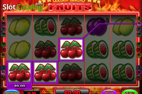 Скрин5. Red Hot Fruits (Blueprint) слот