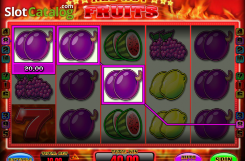 Скрин6. Red Hot Fruits (Blueprint) слот