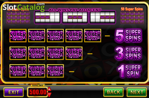 Скрин4. Super Spins Bar X Gold слот