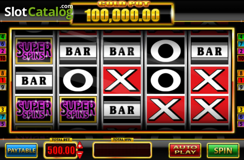 Скрин7. Super Spins Bar X Gold слот