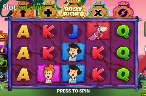 Скрин2. The Flintstones Rocky Riches слот