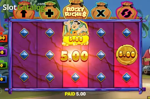 Скрин3. The Flintstones Rocky Riches слот