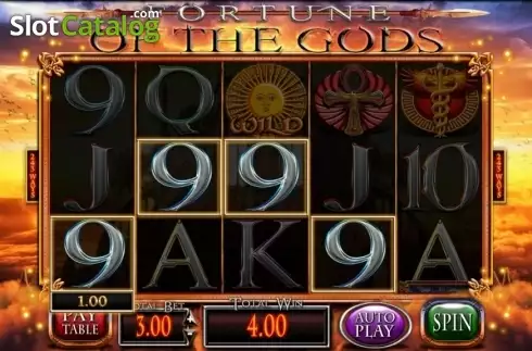 Скрин3. Fortune of the Gods слот