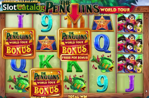 Скрин2. The Penguins: World Tour слот